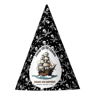 Chapeaux De Fètes Ahoy ! Pirate Ship 8e anniversaire