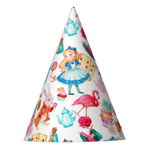 Chapeaux De Fètes Alice au pays des merveilles Aquarelle