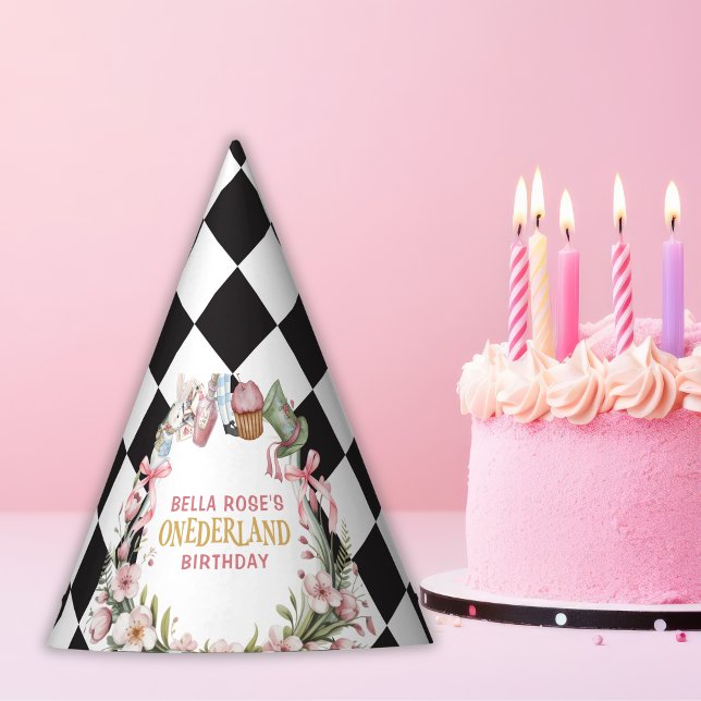 Chapeaux De Fètes Alice au pays des merveilles Cadre de fleurs 1er a (Créateur téléchargé)