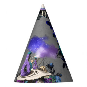 Chapeaux De Fètes Alice au pays des merveilles Fleurs de la chenille
