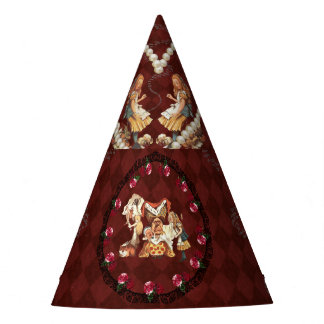 Chapeaux De Fètes Alice Duchess Cheshire Coeurs Bourgogne