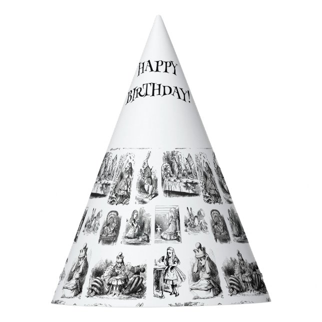 Chapeaux De Fètes Alice's Adventures in Wonderland motif (Devant)