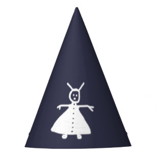 Chapeaux De Fètes Alien puéril de dessin sur toute couleur