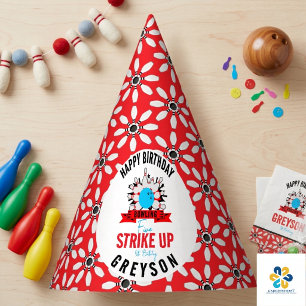 Chapeaux De Fètes Allons jouer au bowling ! Fête d'anniversaire amus