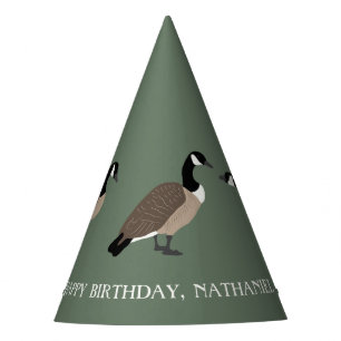 Chapeaux De Fètes Amateurs d'oiseaux Canada Oies Illustration person