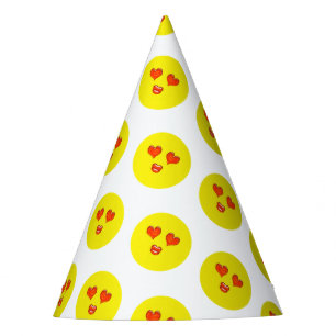Chapeaux De Fètes Amour Emoji fête d'anniversaire