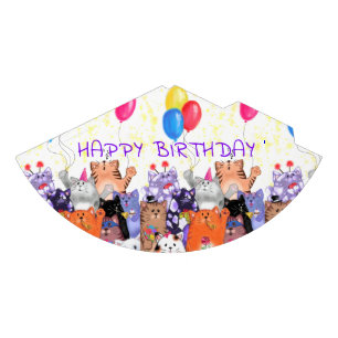 Chapeaux De Fètes Amusant Casquette de fête d'anniversaire avec Happ