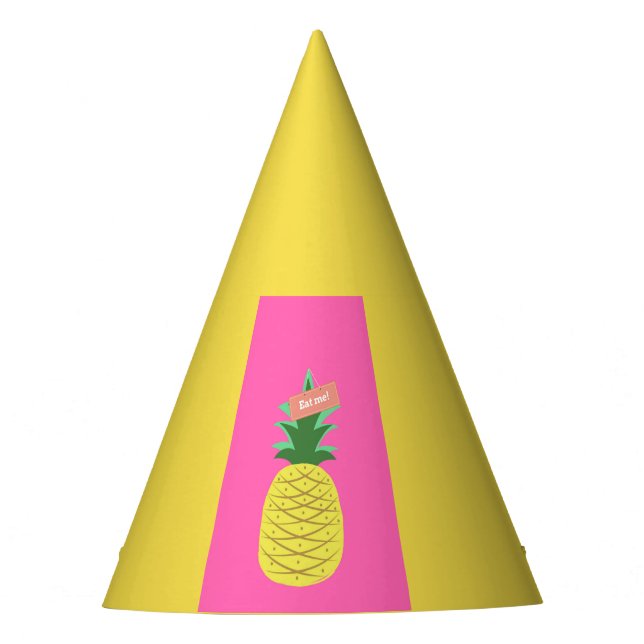 Chapeaux De Fètes Ananas jaune (Devant)