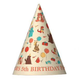 Chapeaux De Fètes Animaux de fête Anniversaire personnalisé pour enf