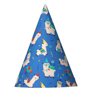 Chapeaux De Fètes Animaux de fête Lama Anniversaire Fête Garçons Ble