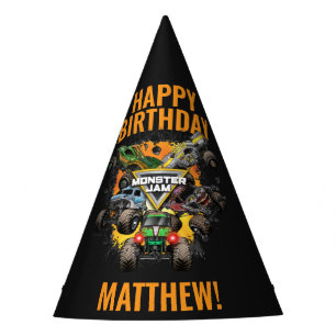 Chapeaux De Fètes Anniversaire de Camions Monster Jam