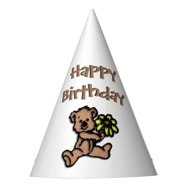 Chapeaux De Fètes Anniversaire de Daisy Bear (Devant)