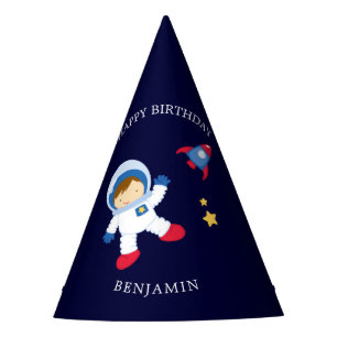 Chapeaux De Fètes Anniversaire de enfant de l'astronaute Boy