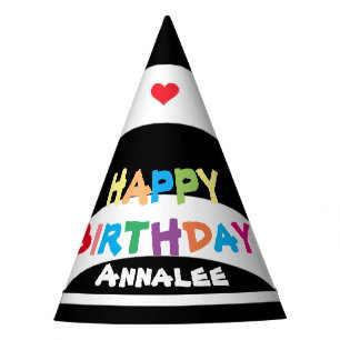 Chapeaux De Fètes Anniversaire de enfant Party Fun Nom personnalisé