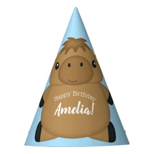 Chapeaux De Fètes Anniversaire de l'orignal bleu