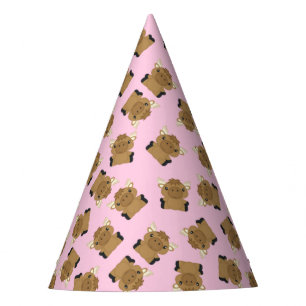 Chapeaux De Fètes Anniversaire de l'orignal rose