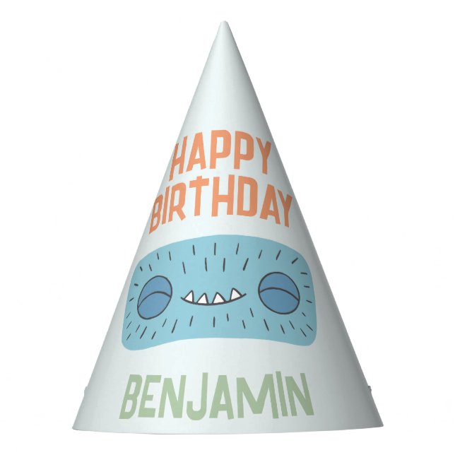 Chapeaux De Fètes Anniversaire de Slumberkins Hammerhead (Devant)