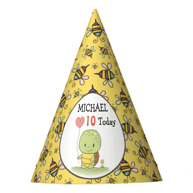 Chapeaux De Fètes Anniversaire de Tortoise (Devant)