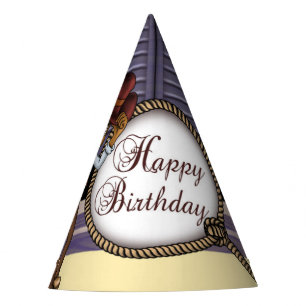 Chapeaux De Fètes Anniversaire des Cowboys afro-américains