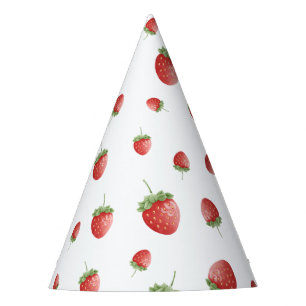 Chapeaux De Fètes Anniversaire des fraises