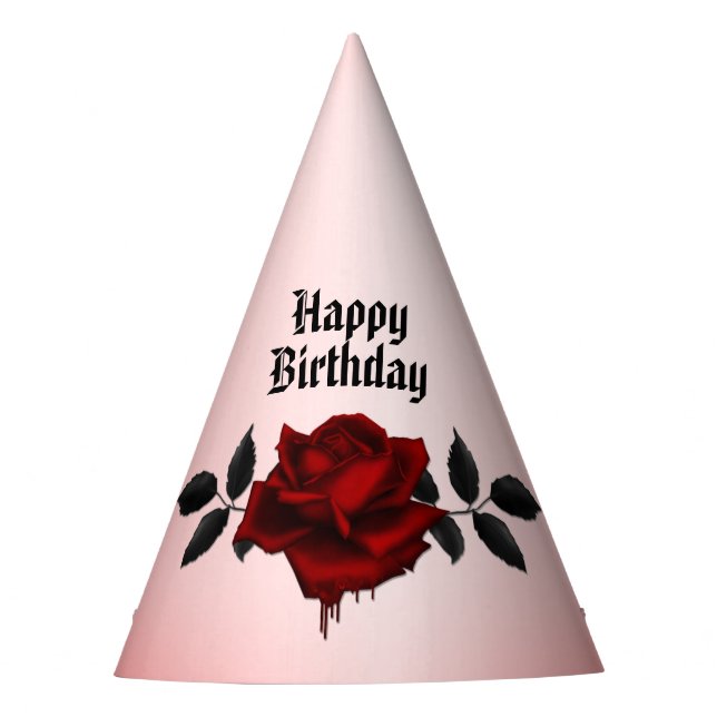Chapeaux De Fètes Anniversaire du Rose de sang (Devant)