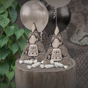 Chapeaux De Fètes Anniversaire du serpent poster de animal