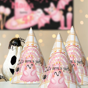 Chapeaux De Fètes Anniversaire rose de l'halloween de l'araignée fan