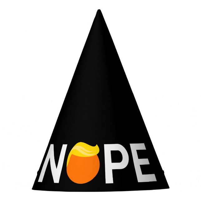 Chapeaux De Fètes Anti-Trump - Nope Edition (Devant)