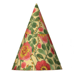 Chapeaux De Fètes Aquarelle florale rétro : Élégance intemporelle
