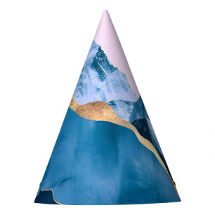 Chapeaux De Fètes Aquarelle Golden Celestial Peaks
