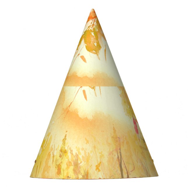 Chapeaux De Fètes Aquarelle Pays Forêt Paysage Art (Devant)