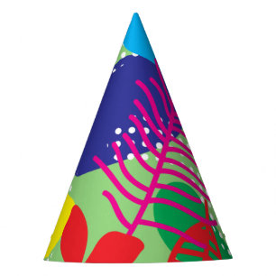 Chapeaux De Fètes Arrière - plan coloré de fleurs