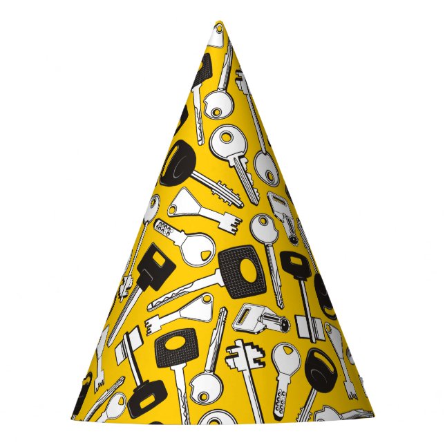 Chapeaux De Fètes Arrière-plan d'un jeu de clés (Devant)