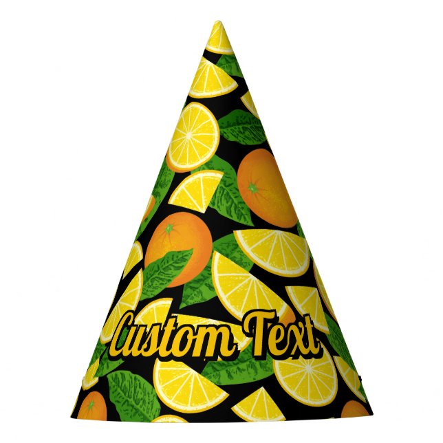 Chapeaux De Fètes Arrière - plan orange (Devant)