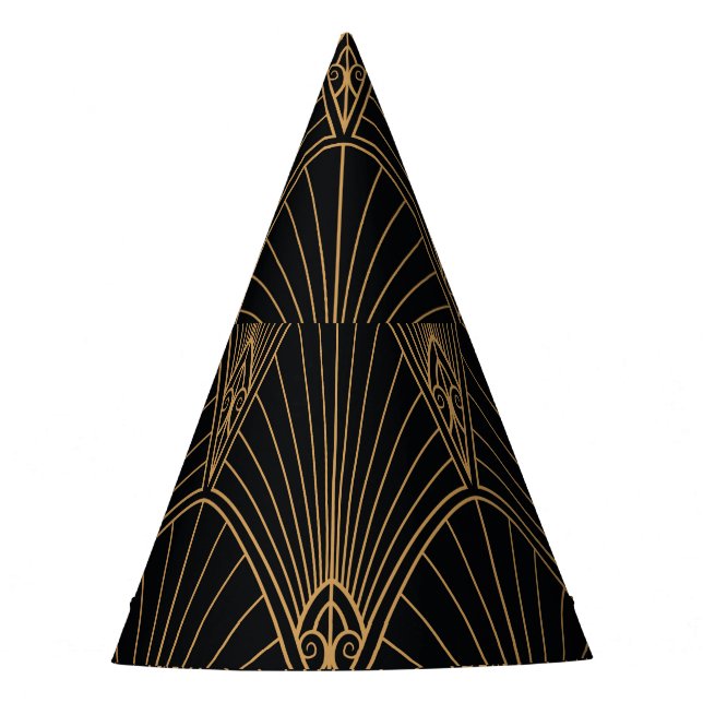 Chapeaux De Fètes Art déco : motif géométrique classique. (Devant)