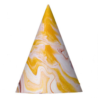 Chapeaux De Fètes Art fluide : texture abstraite irisée.