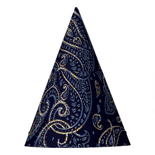 Chapeaux De Fètes Art Nouveau Floral Denim Design