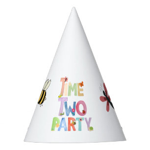 Chapeaux De Fètes Assiettes en Papier Fête Deuxième Anniversaire Thè
