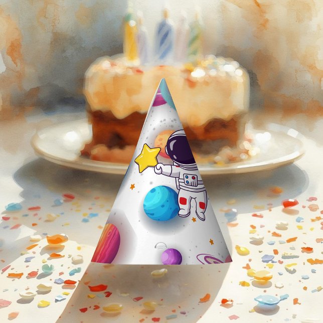 Chapeaux De Fètes Astronaut & Planets Paper Hat (Créateur téléchargé)
