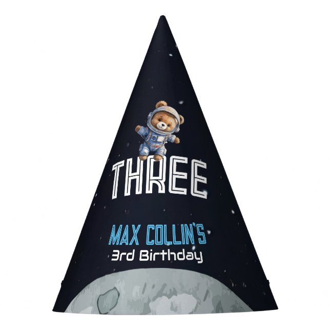 Chapeaux De Fètes Astronaute de l'espace extérieur Anniversaire de t (Devant)