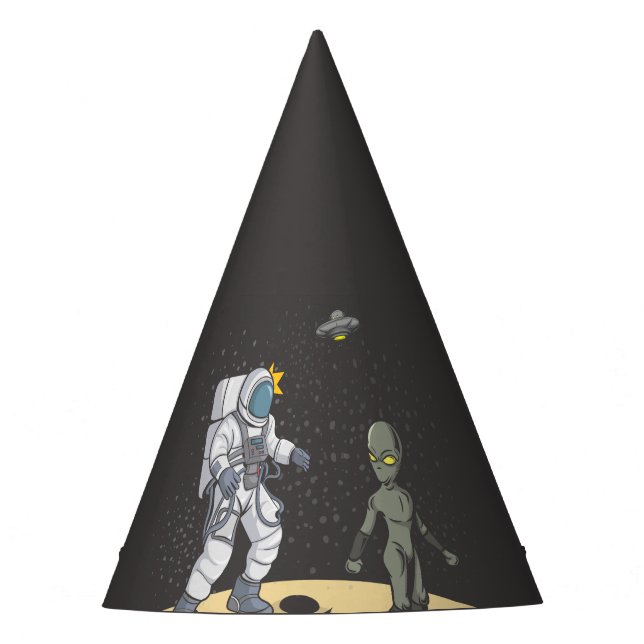 Chapeaux De Fètes Astronaute et alien (Devant)