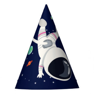 Chapeaux De Fètes Astronaute spatial Galaxie Planètes Soleil Terre