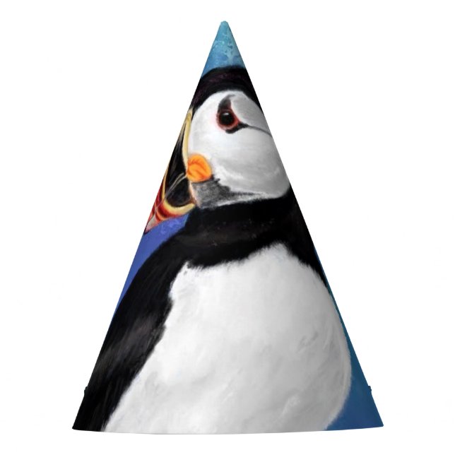 Chapeaux De Fètes Atlantic Puffin Party Casquette Beau oiseau (Devant)