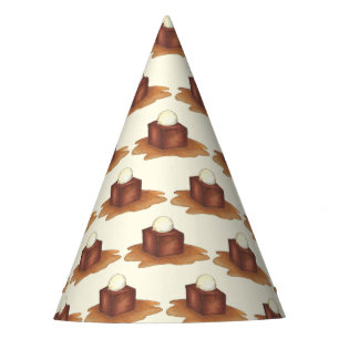 Chapeaux De Fètes Attirons ensemble le Pudding de café collant