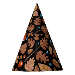 Chapeaux De Fètes Automne Plantes d'hiver : Motif Vintage