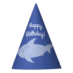 Chapeaux De Fètes Baby Shark 1er anniversaire Casquettes de fête