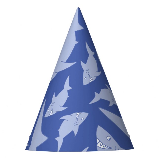 Chapeaux De Fètes Baby Shark 1er anniversaire Casquettes de fête (Devant)