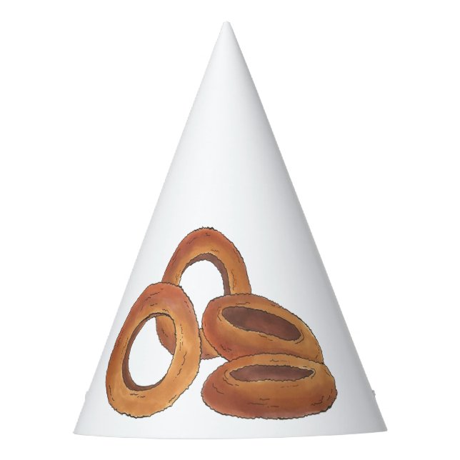 Chapeaux De Fètes Bagues d'oignon frits Junk Restauration rapide Foo (Devant)