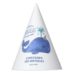 Chapeaux De Fètes Baleine D'Un Casquette De Fête Temps Mignonne Anni