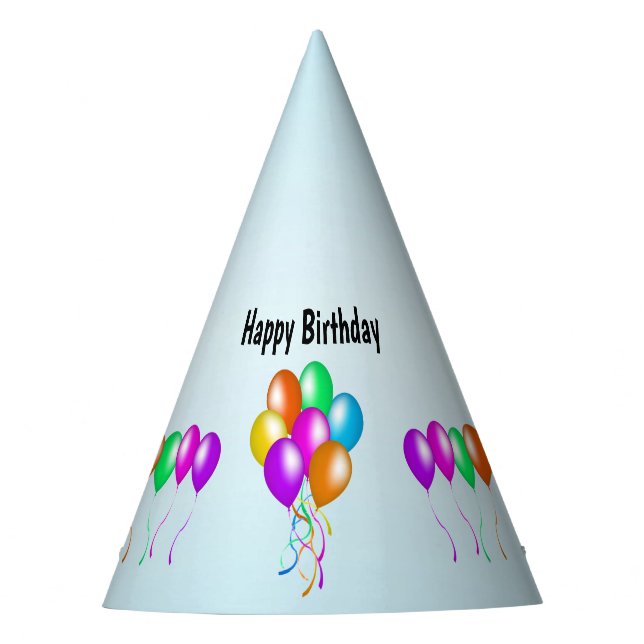 Chapeaux De Fètes Ballons d'anniversaire lumineux Diverses couleurs  (Devant)